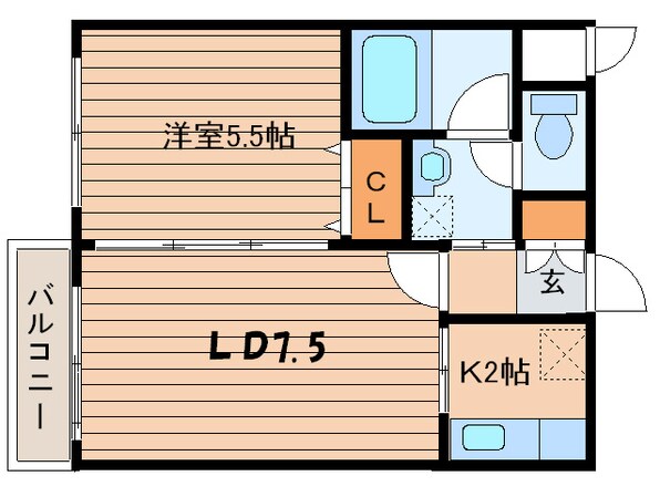 ミュプレ円山公園の物件間取画像